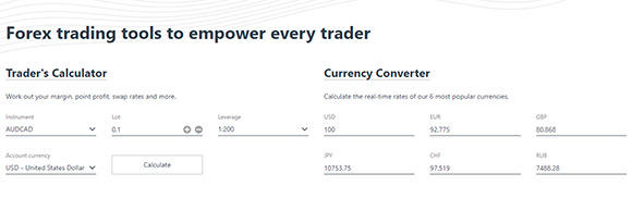 Exness trading instruments